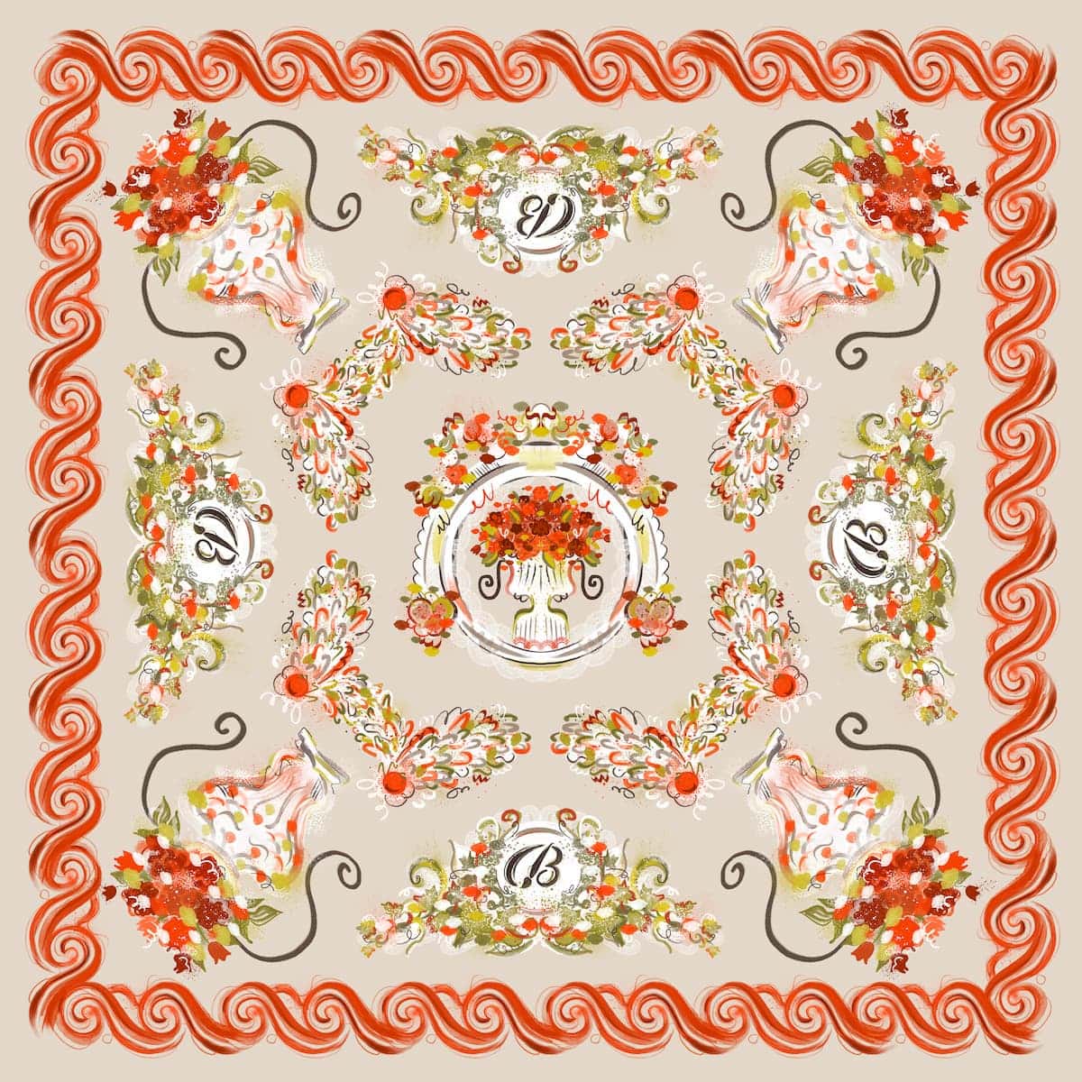 Spadiora apaszka Bellotto