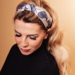 jedwabna opaska do wlosow z supelkiem duma spadiora 1