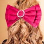 kokarda zakardowa do wlosow lukso fuksja spadiora 2