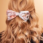 jedwabna kokarda do wlosow ondo karuzela pudrowy roz spadiora 1