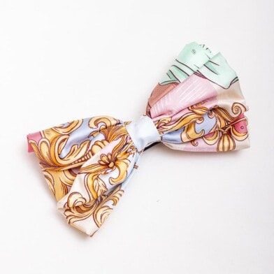 jedwabna kokarda do wlosow ondo karuzela pudrowy roz spadiora 3