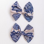 zestaw dwoch spinek do wlosow z jedwabnymi kokardkami arko duma spadiora 1