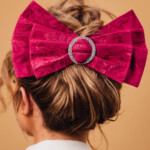 kokarda zakardowa do wlosow lukso fuksja spadiora 4