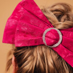 kokarda zakardowa do wlosow lukso fuksja spadiora 5