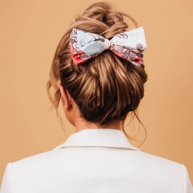 jedwabna kokarda do wlosow ondo karuzela krolewski blekit spadiora 3