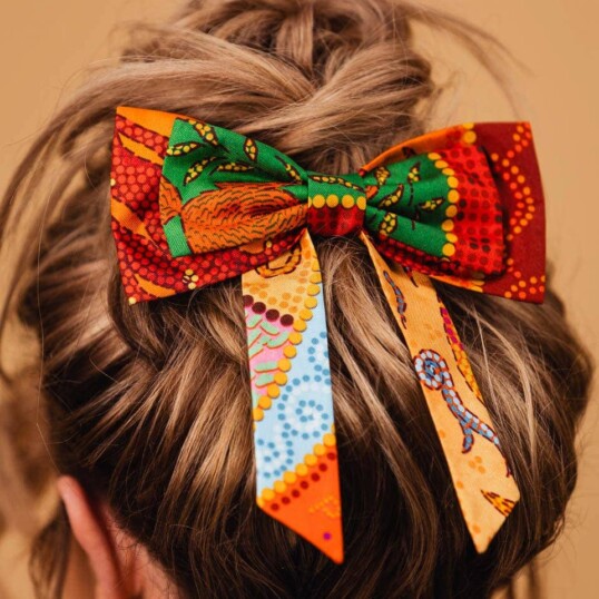 jedwabna kokarda do wlosow papilio fauna spadiora 1