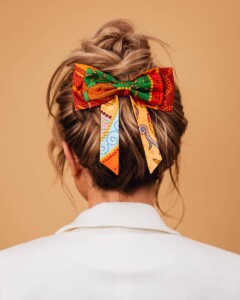 jedwabna kokarda do wlosow papilio fauna spadiora