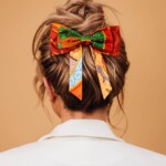 jedwabna kokarda do wlosow papilio fauna spadiora