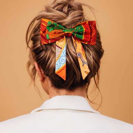 jedwabna kokarda do wlosow papilio fauna spadiora