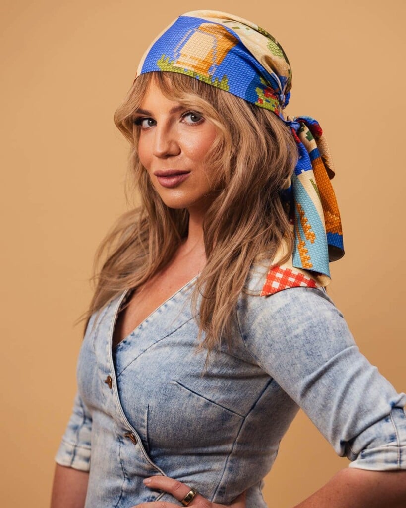 jedwabna piratka na glowe corsaro makatka spadiora