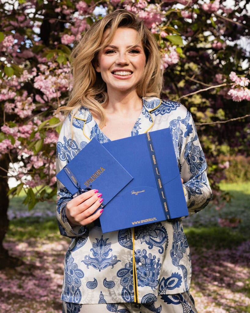 jedwabna satynowa pizama revo duma zestaw z dlugimi spodniami spadiora 3