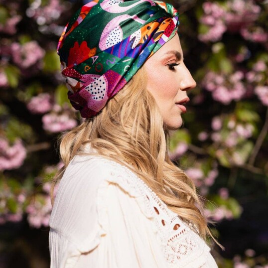 jedwabny turban premium safari spadiora 2