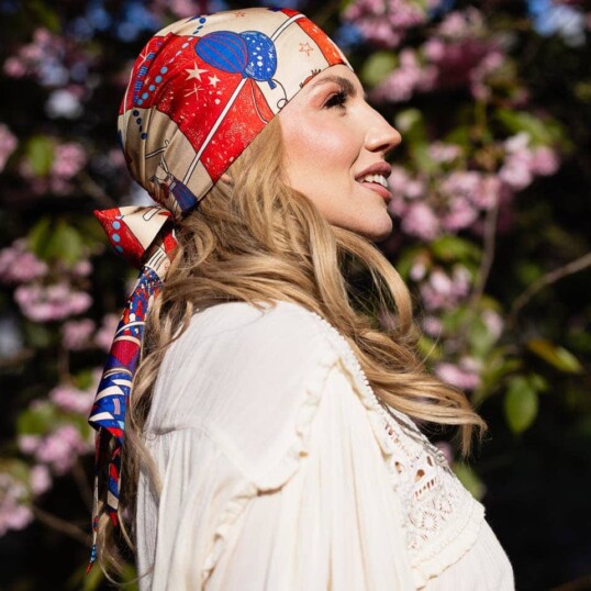 Silk Head Scarf Corsaro "Circus"