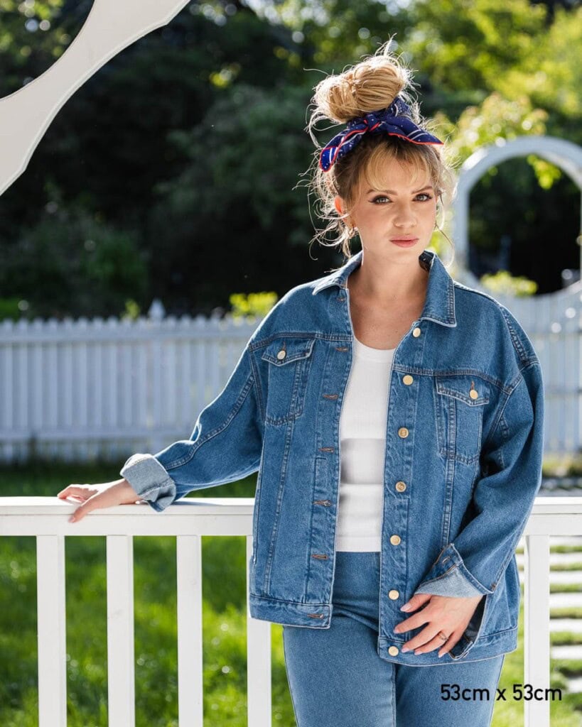 apaszka jedwabna dwustronna latarnia spadiora