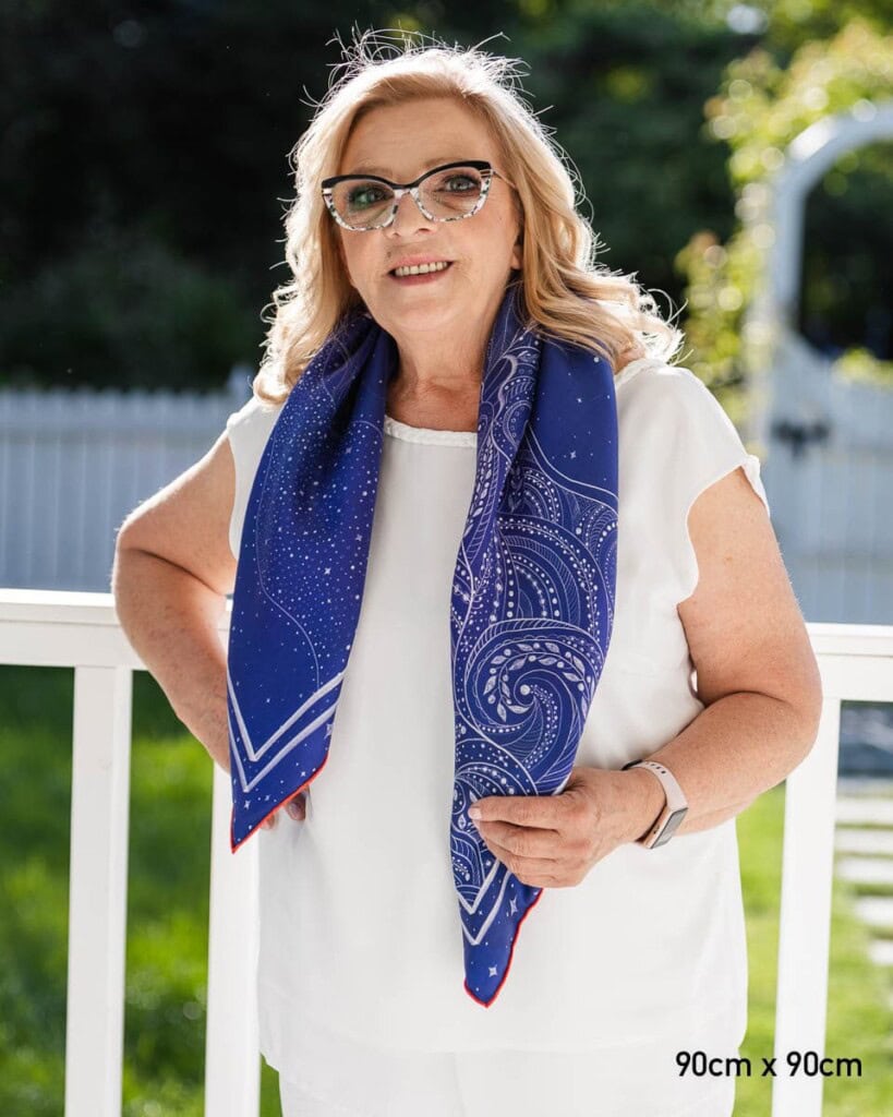 apaszka jedwabna dwustronna latarnia spadiora 10