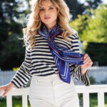 apaszka jedwabna dwustronna latarnia spadiora 18