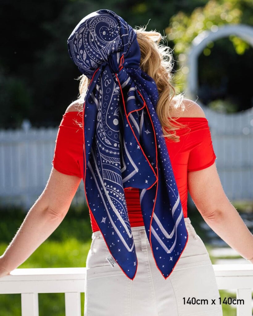 apaszka jedwabna dwustronna latarnia spadiora 24