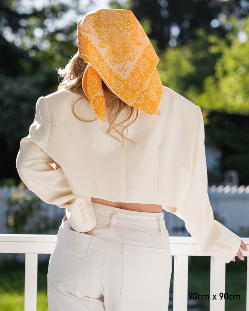 apaszka jedwabna dwustronna totem spadiora 13