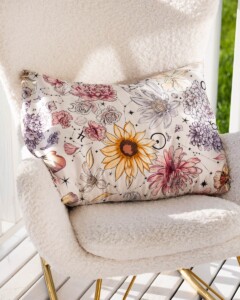 jedwabna poszewka na poduszke kwiaty zodiaku spadiora 3