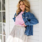 kurtka jeansowa safari kwiaty zodiaku pedzel spadiora 2