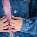 kurtka jeansowa safari kwiaty zodiaku pedzel spadiora 9