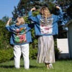 kurtka jeansowa safari kwiaty zodiaku pedzel spadiora 15