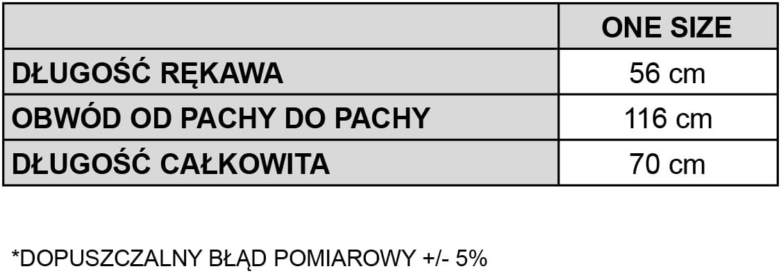 tabela rozmiarowa kurtka jeansowa eterna spadiora