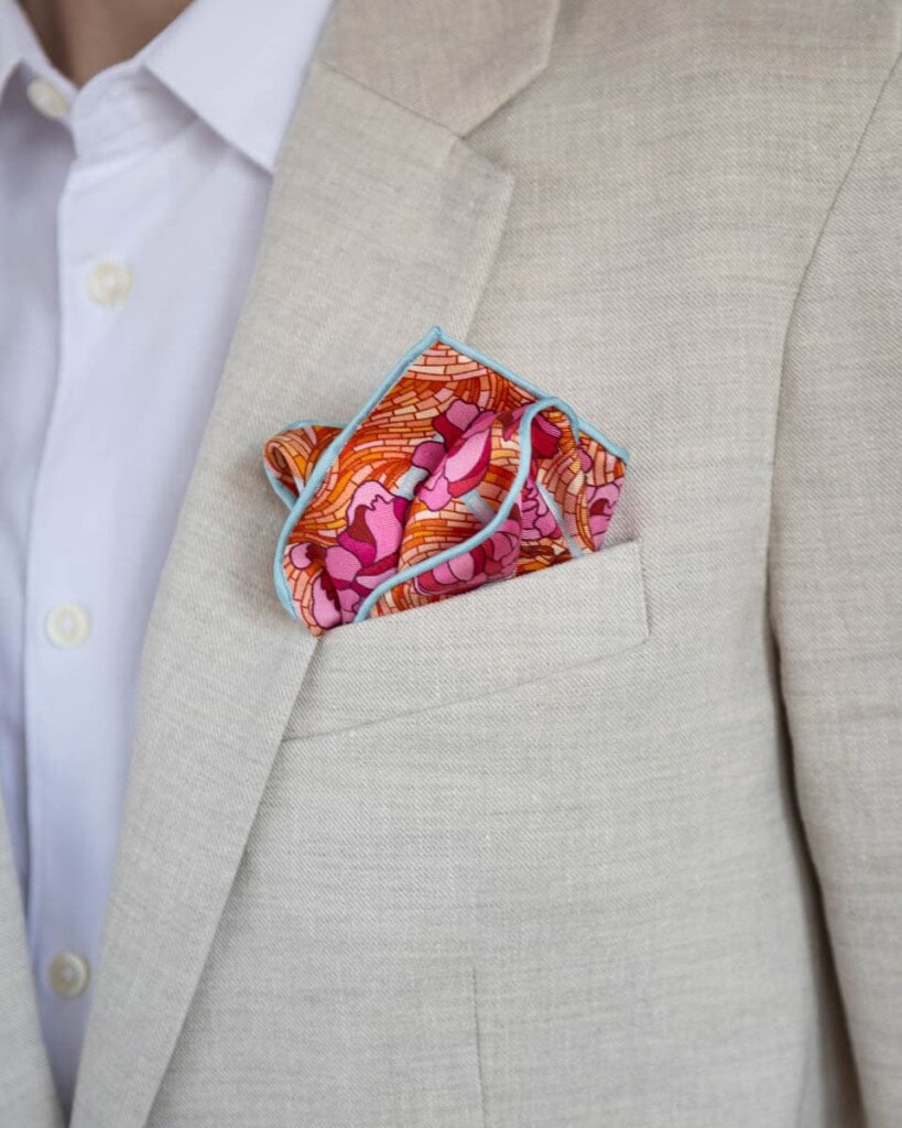 poszetka jedwabna meska dwustronna rok smoka spadiora 1