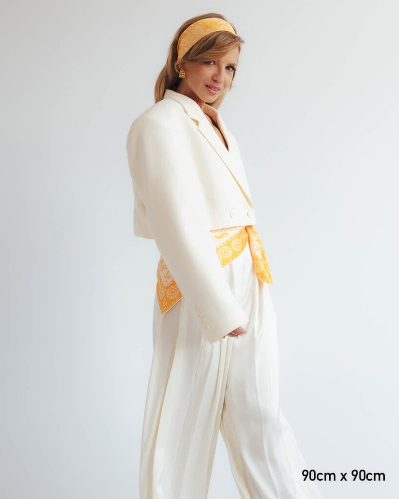 apaszka jedwabna dwustronna totem spadiora 19