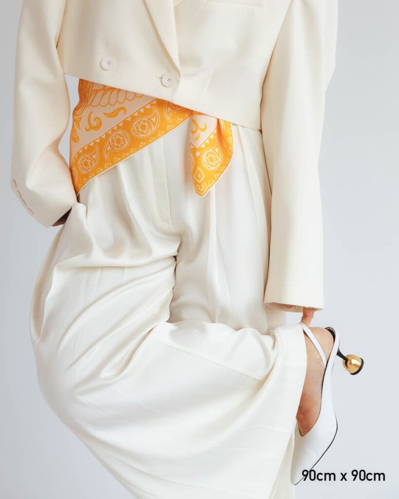 apaszka jedwabna dwustronna totem spadiora 20