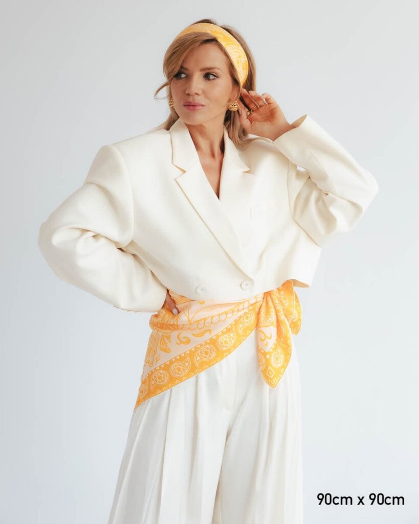 apaszka jedwabna dwustronna totem spadiora 21