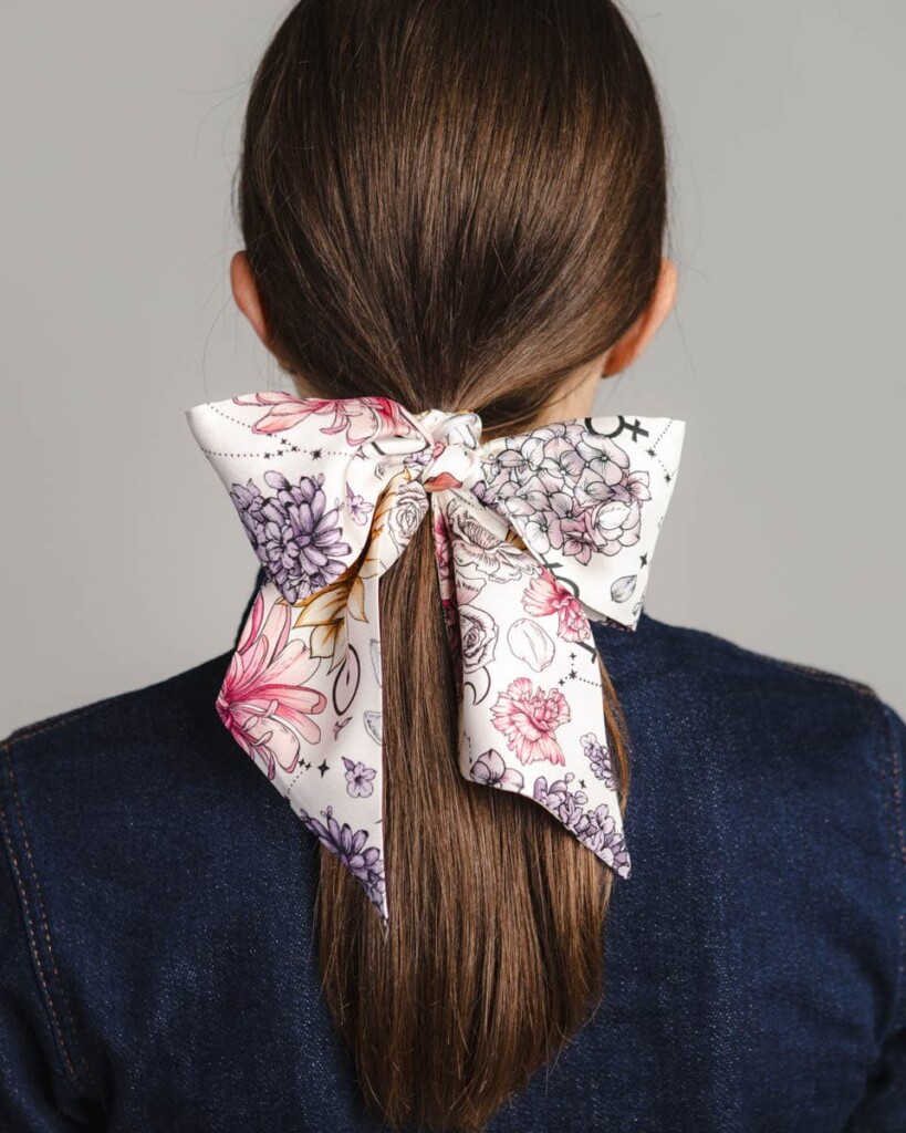 jedwabne twilly kwiaty zodiaku spadiora 7