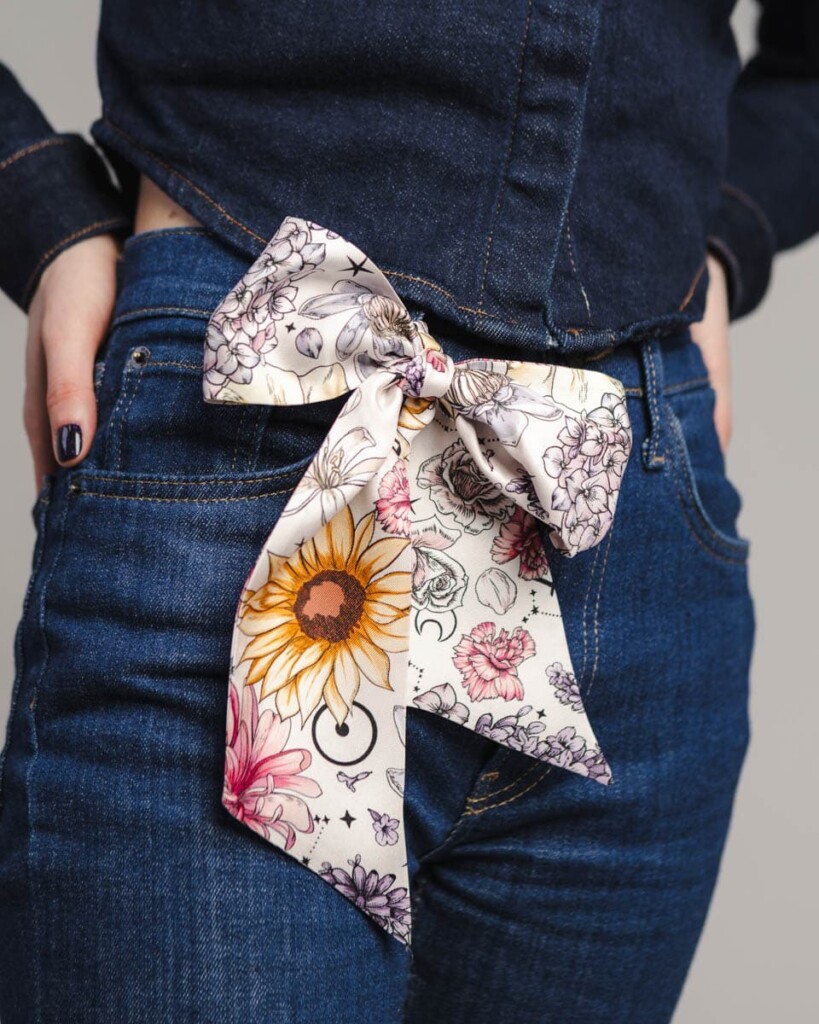 jedwabne twilly kwiaty zodiaku spadiora 9