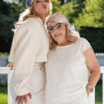 jedwabny turban dwukolorowy kwiaty zodiaku duma spadiora 1