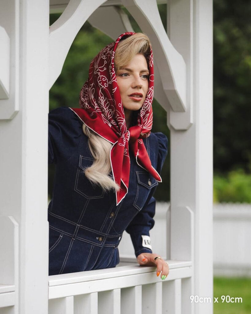 apaszka jedwabna dwustronna feminimal boro spadiora 1