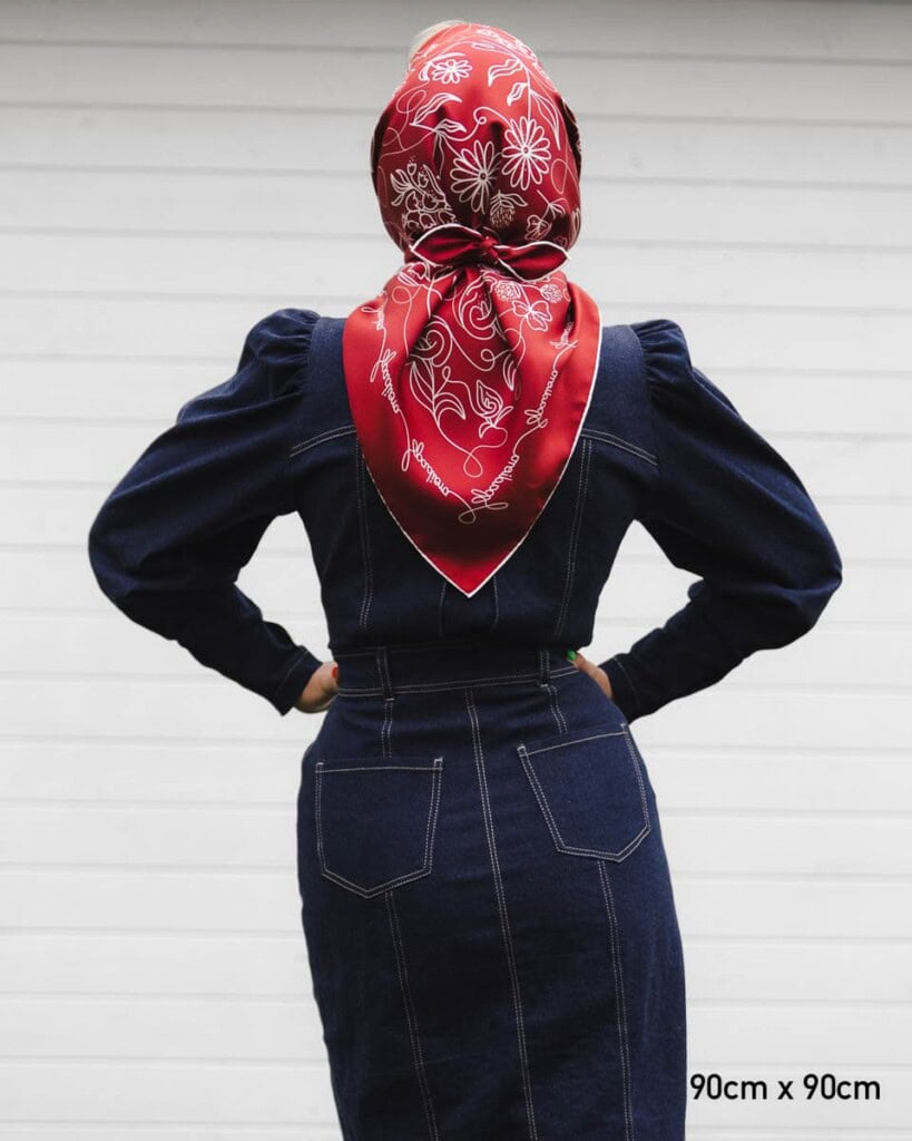 apaszka jedwabna dwustronna feminimal boro spadiora 4