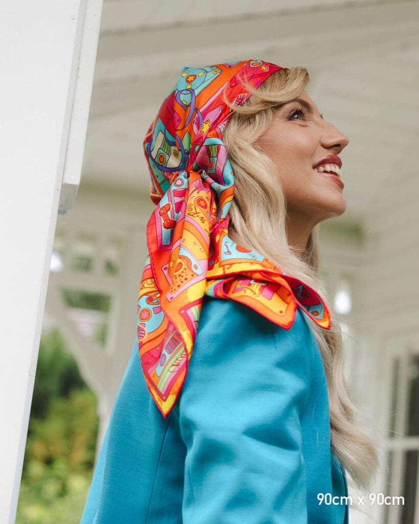 apaszka jedwabna dwustronna playlista spadiora 1