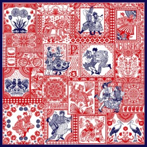 apaszka jedwabna Spadiora Wiwat