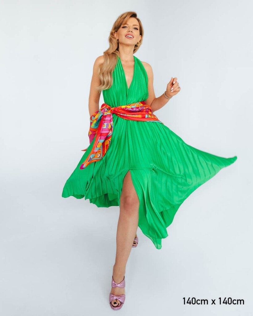 apaszka jedwabna dwustronna playlista spadiora 4