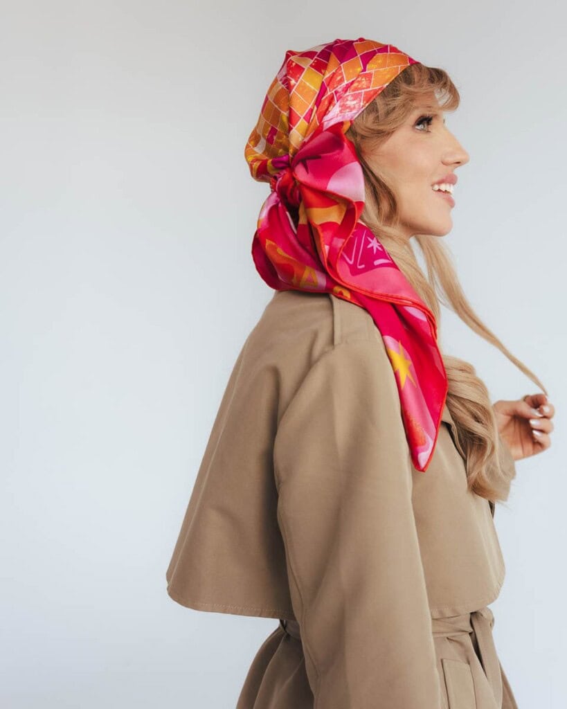 apaszka jedwabna dwustronna rozkosz spadiora 15