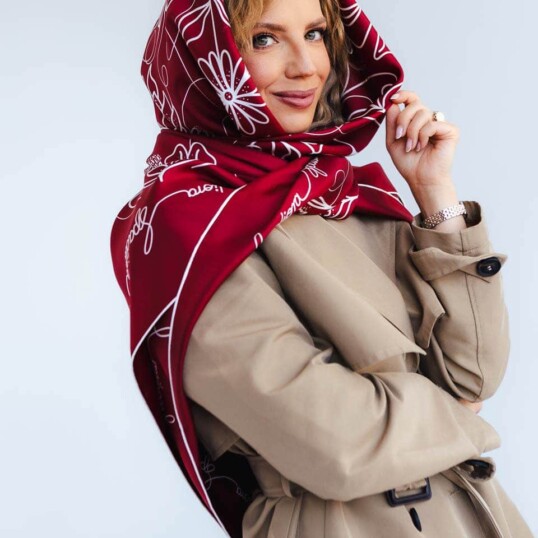 apaszka jedwabna dwustronna feminimal boro spadiora 16