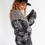 apaszka jedwabna dwustronna feminimal czarna spadiora 14