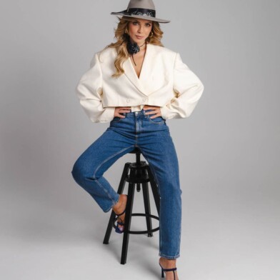 kapelusz damski vakero z jedwabna szarfa spadiora 2