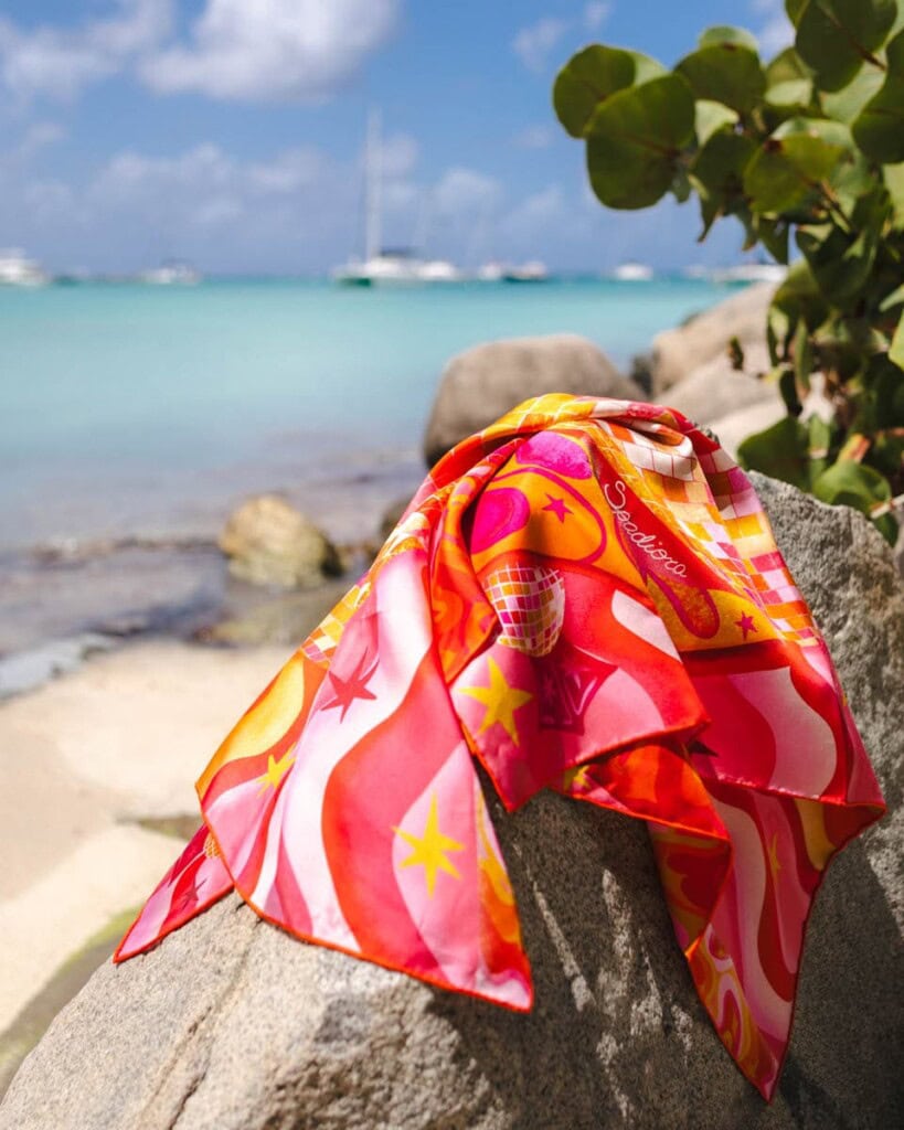 apaszka jedwabna dwustronna rozkosz spadiora 20