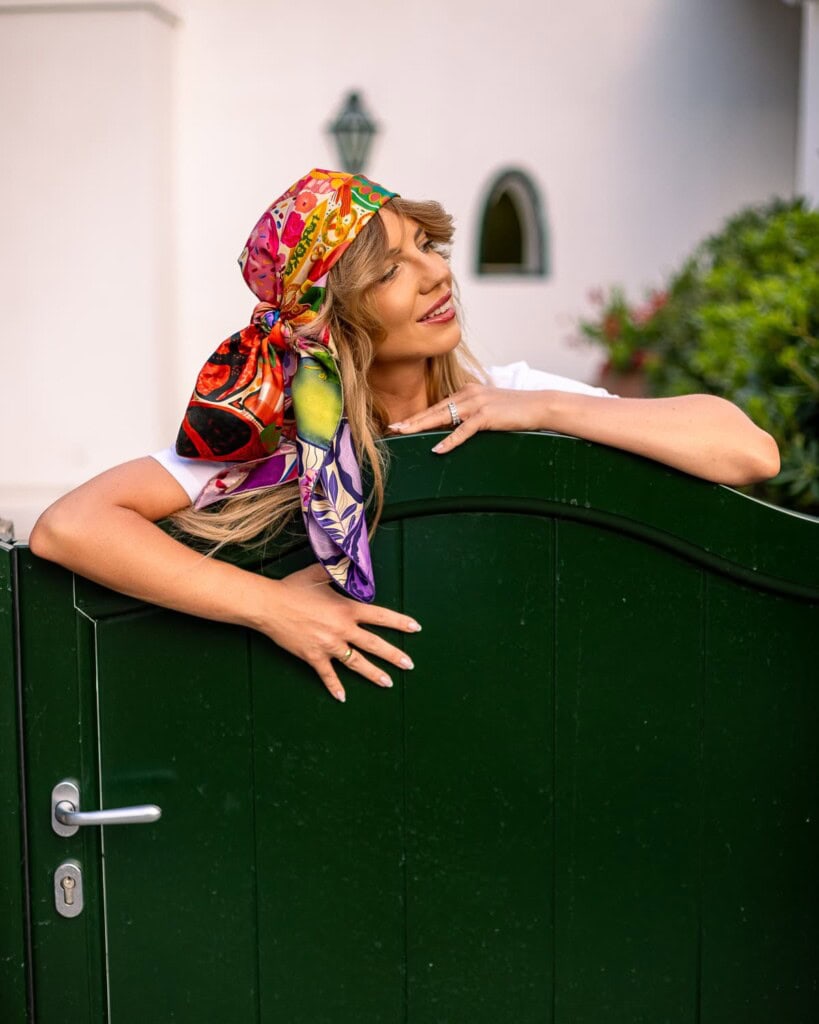 apaszka jedwabna dwustronna frykasy spadiora 1