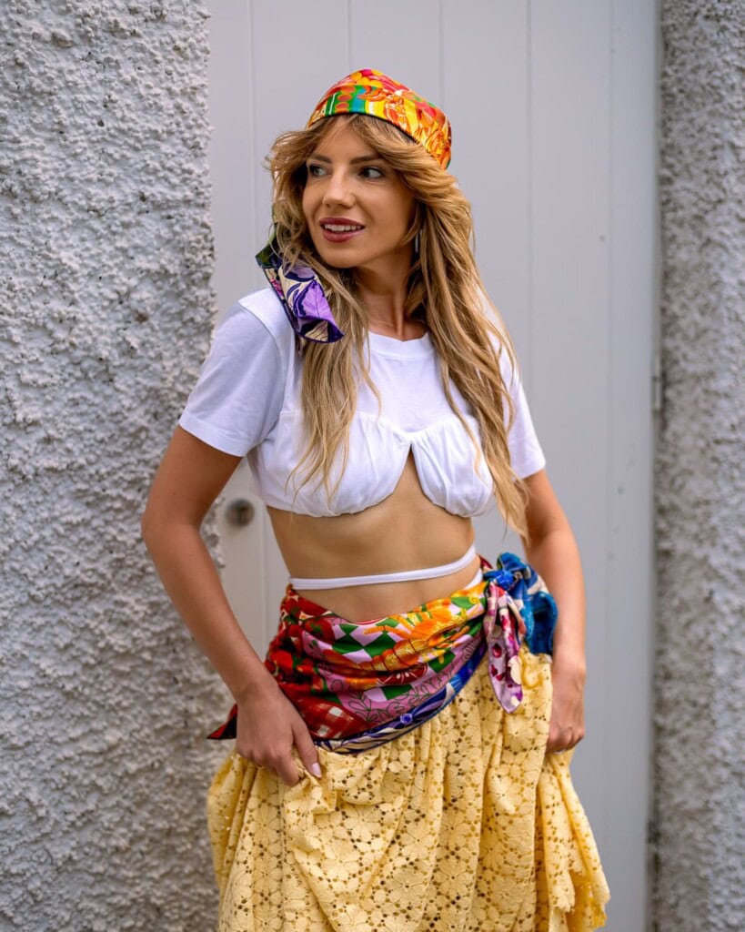 apaszka jedwabna dwustronna frykasy spadiora 9