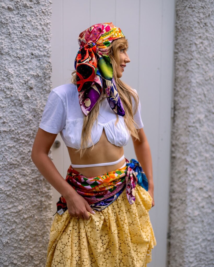 apaszka jedwabna dwustronna frykasy spadiora 10