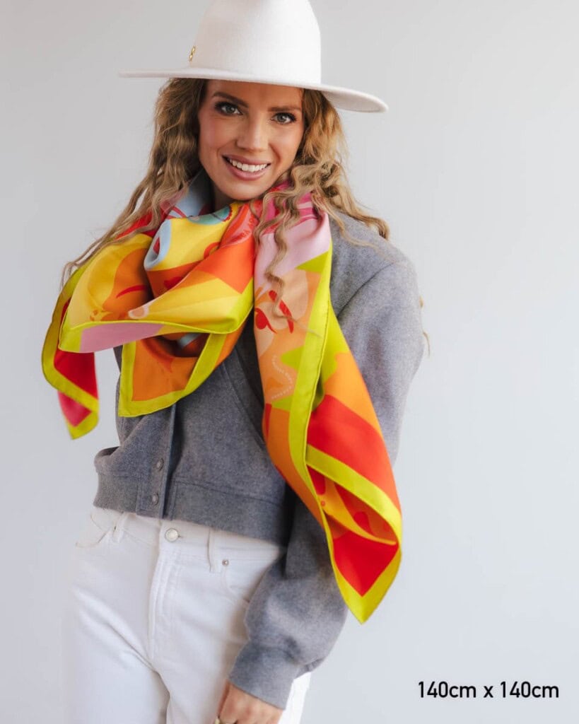 apaszka jedwabna dwustronna self love first spadiora 4