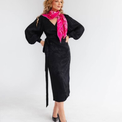 apaszka jedwabna dwustronna feminimal rozowa spadiora 26