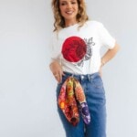 apaszka jedwabna dwustronna frykasy spadiora 25